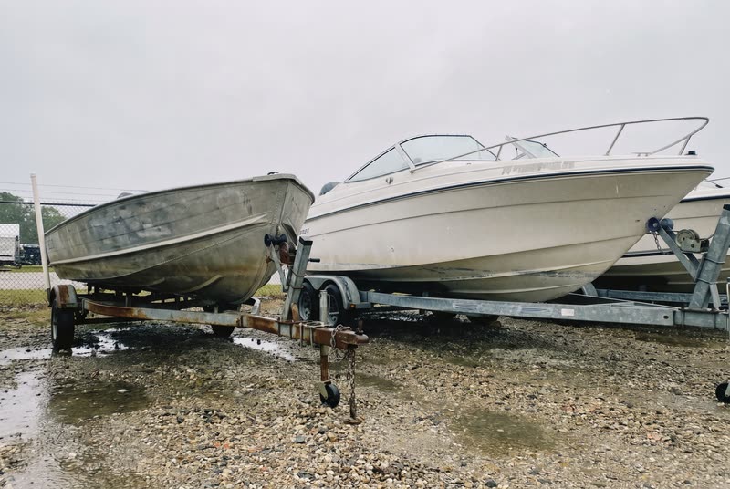 Aluminium and fibreglass. Different hulls, different adhesive.